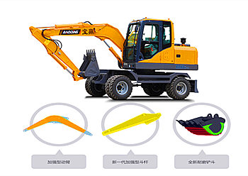 BD80W輪式挖掘機(jī)圖片A