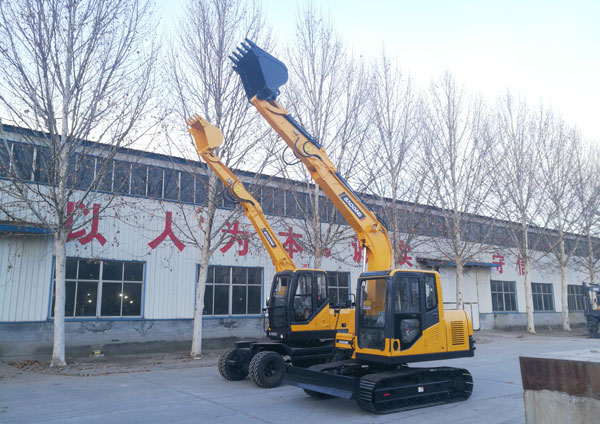 寶鼎輪胎式挖掘機(jī)開(kāi)啟了輪式挖掘機(jī)多元化新篇章