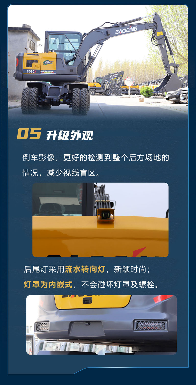 寶鼎BD80X輪式挖掘機(jī)