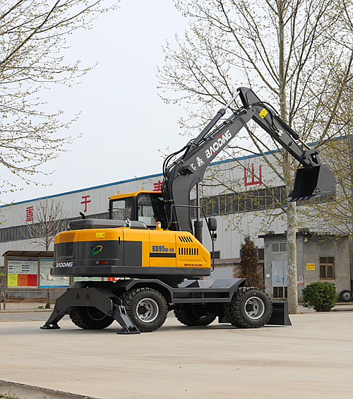 寶鼎BD95W輪式挖掘機(jī)實(shí)車展示圖B