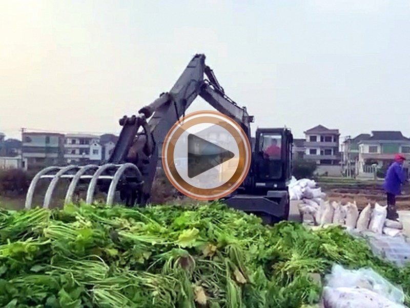 加長(zhǎng)臂輪式抓料機(jī)